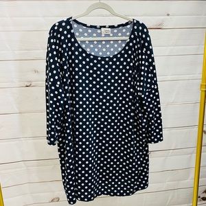 Fantastic Fawn navy and white oversized tunic